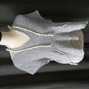 Splendid Cobalt Prairie Loose Knit Hoodie XS